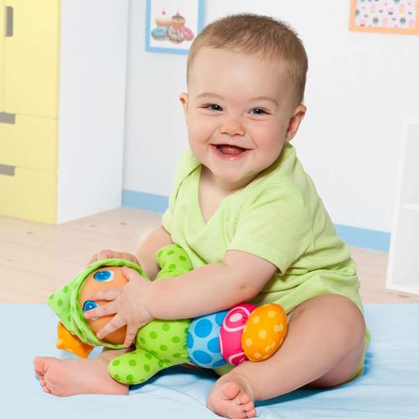 Molto Muñeco Gusy Luz Rosa se ilumina 28 cm