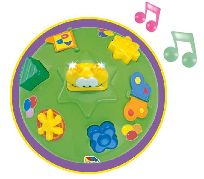 Molto Seta Jirafa de Actividades con Bloques, Música, Sonidos y Formas 40 cm