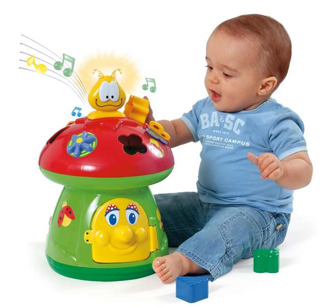 Molto Seta Jirafa de Actividades con Bloques, Música, Sonidos y Formas 40 cm