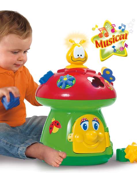 Molto Seta Jirafa de Actividades con Bloques, Música, Sonidos y Formas 40 cm