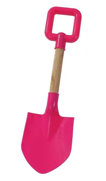 AVC Pala de Playa para Niños con Mango de Madera 35 cm - Juego de Arena - Modelos Surtidos