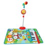 Reig Alfombra Batería y Piano Fisher Price con Micrófono de Pie y Baquetas