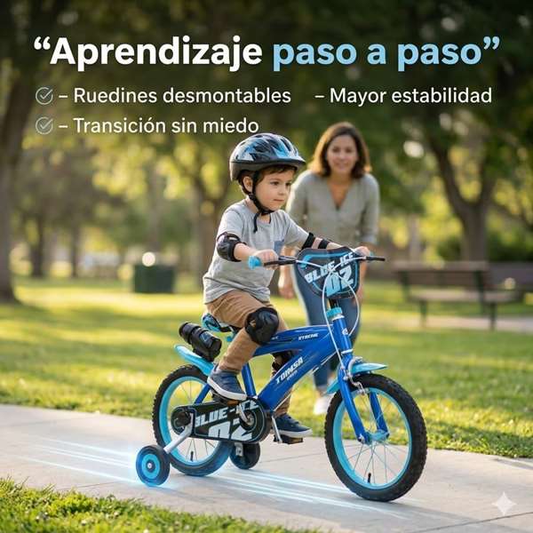 Toimsa Bicicleta Blue Ice 14" (4/6 años) Gris Hierro