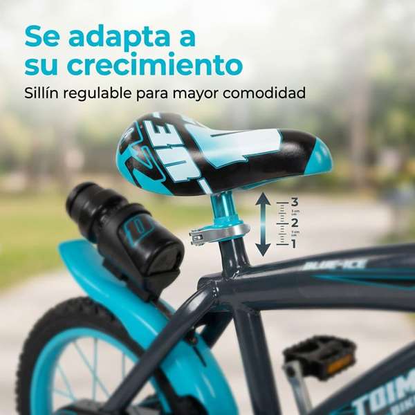 Toimsa Bicicleta Blue Ice 14" (4/6 años) Gris Hierro