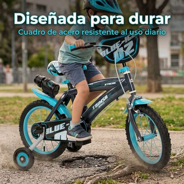 Toimsa Bicicleta Blue Ice 14" (4/6 años) Gris Hierro