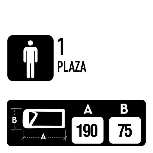 Color Baby Saco dormir abierto 190x75cm 1 capa polyester 950 grs modelos surtidos Color Baby Saco dormir abierto 190x75cm 1 capa polyester 950 grs modelos surtidos