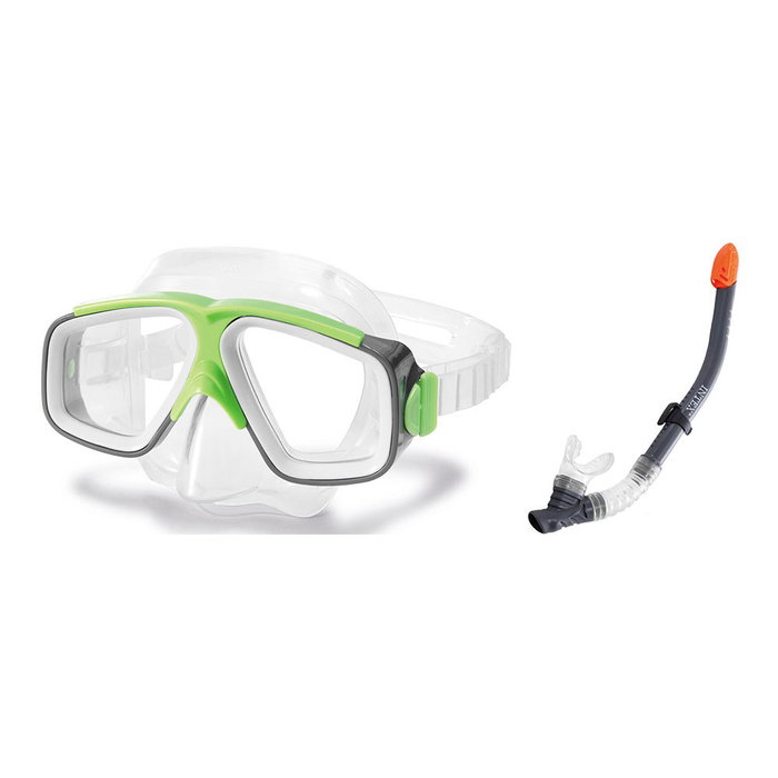 Intex Gafa Buceo silicona y tubo respirador Rider (+ 8 Años) Intex Gafa Buceo silicona y tubo respirador Rider (+ 8 Años)