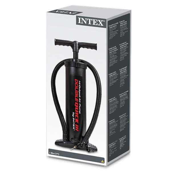 Intex Hinchador manual Double Quick II 48 cm