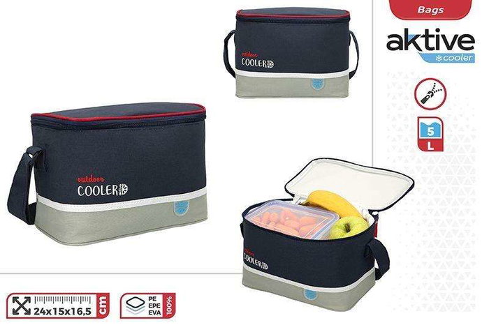 Color Baby Nevera Termica Outdoor Cooler 5 Litros 24x16,5x15cm