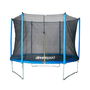 Ociotrends Trampolin 245 cm Diametro x 219 cm Altura con Red de Seguridad, Soporta 80 kg, Color Azul/Gris