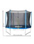 Ociotrends Trampolin 245 cm Diametro x 219 cm Altura con Red de Seguridad, Soporta 80 kg, Color Azul/Gris