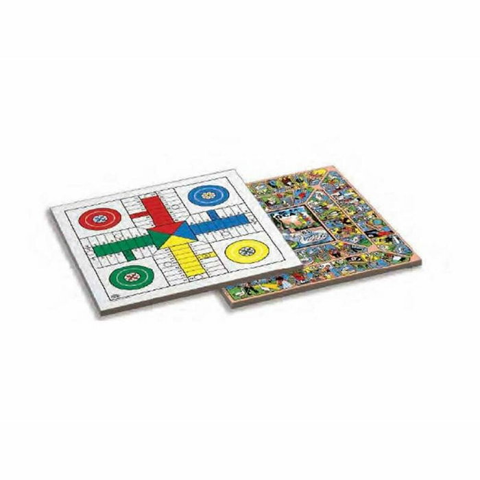 Cayro Tablero Parchís y Oca de madera 40x40 cm sin accesorios
