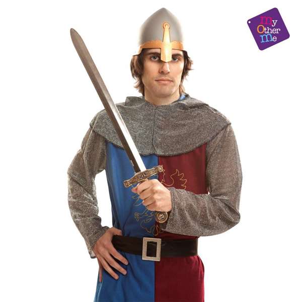 My Other Me Casco Medieval Plateado 57 cm Gris