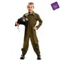 My Other Me Disfraz Top Gun Verde Talla 10-12 Años