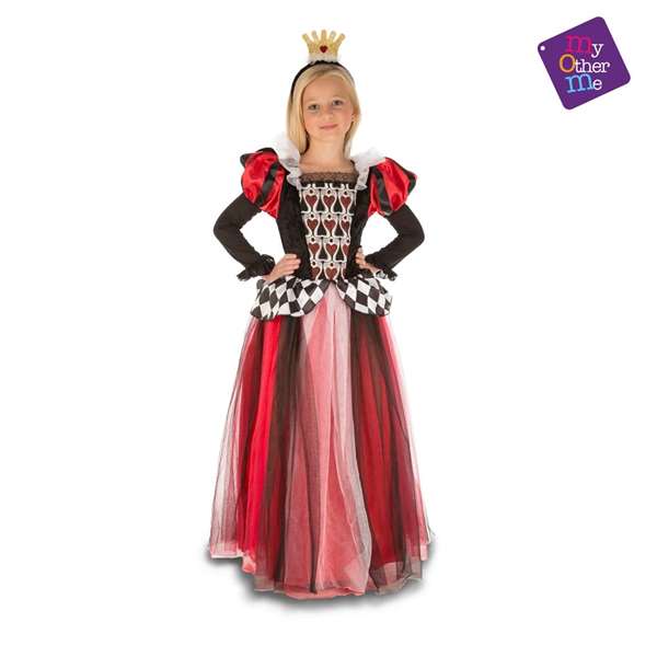 My Other Me Disfraz Reina de Corazones Talla 10-12 Años