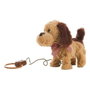 Creaciones Llopis Peluche perro que anda y ladra con cable 22 cm