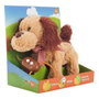 Creaciones Llopis Peluche perro que anda y ladra con cable 22 cm