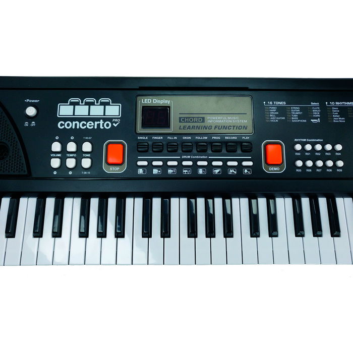 Reig Órgano Electrónico 8922 con Micrófono, 61 Teclas, 16 Sonidos y 6 Canciones Demo