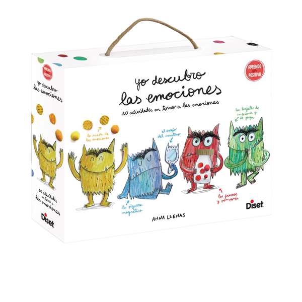 Diset Juego Yo Descubro las Emociones, El Monstruo de Colores con 10 Actividades para Niños