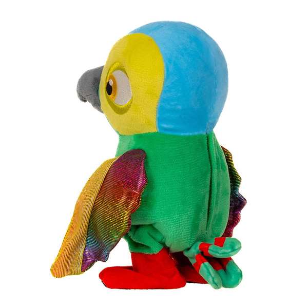 Bandai Lorito Pepe Peluche Interactivo De La Granja De Zenon Con Sonidos Y Luces 34x17x13 cm
