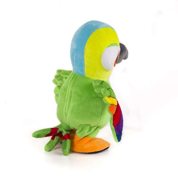 Bandai Lorito Pepe Peluche Interactivo De La Granja De Zenon Con Sonidos Y Luces 34x17x13 cm