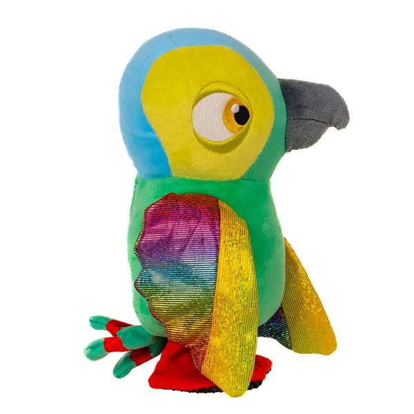 Bandai Lorito Pepe Peluche Interactivo De La Granja De Zenon Con Sonidos Y Luces 34x17x13 cm