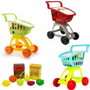 Vicam Carro De Compra con Frutas, Verduras y Cajas de alimentos