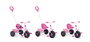 Molto Triciclo Urban Trike 3 en 1 Rosa (10-18 meses)