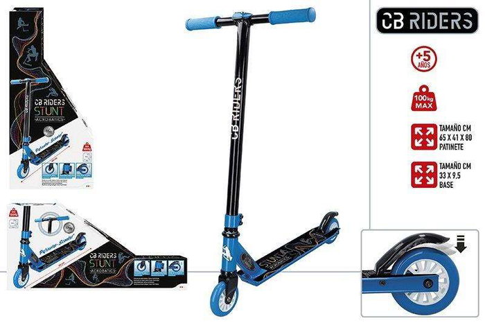 Patinete scooter acrobatico pro rueda 100 mm 65x41x80 cm soporta 100kg