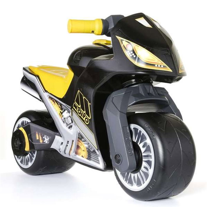 Molto Correpasillos Moto Cross negra y amarilla 73 cm