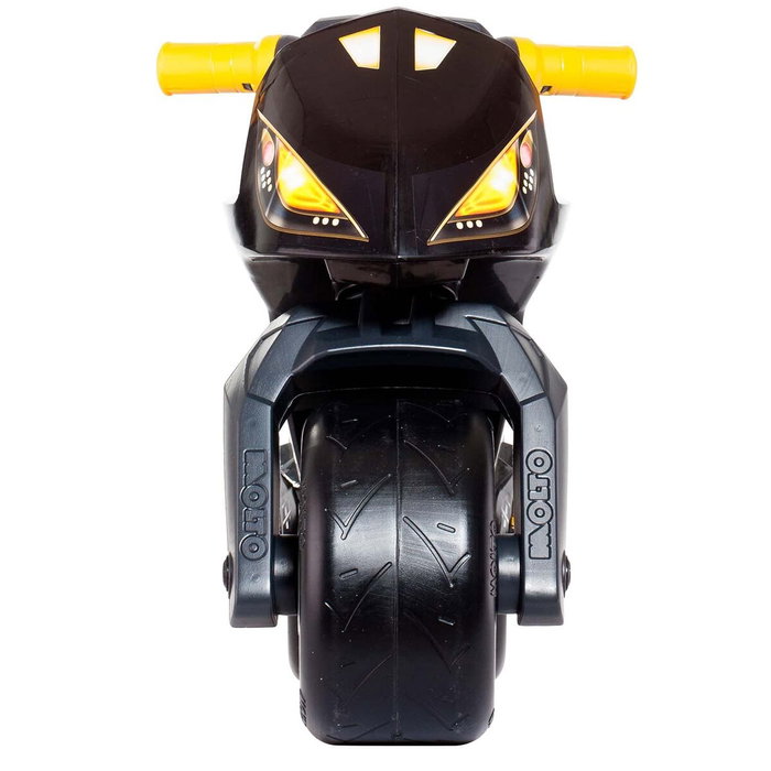 Molto Correpasillos Moto Cross negra y amarilla 73 cm