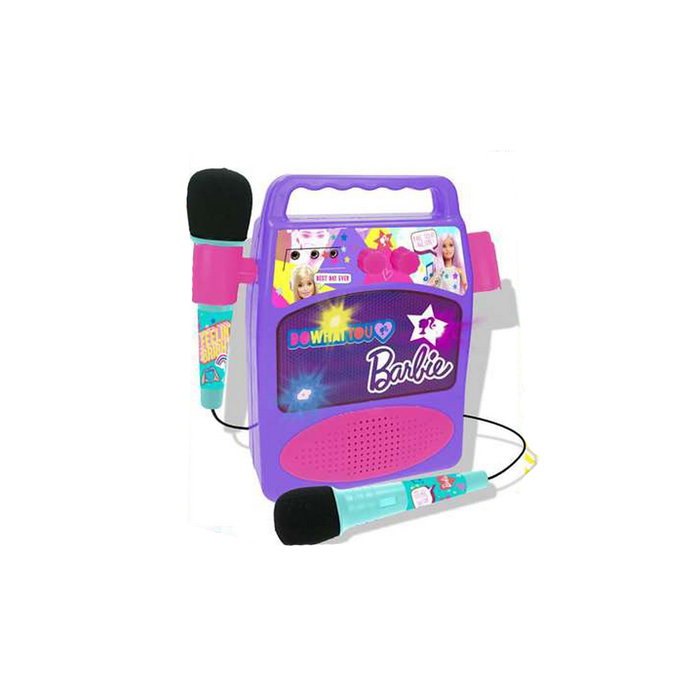 Reig Bafle con 2 Micrófonos Barbie