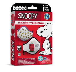 Snoopy Mascarilla Higiénica Premium para Adulto Talla Única