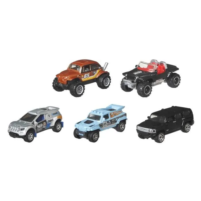 Matchbox Pack de 5 vehículos clásicos