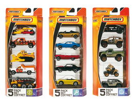 Matchbox Pack 5 Vehiculos Clásicos C1817
