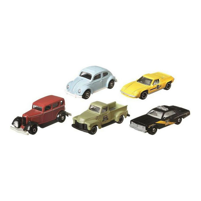 Matchbox Pack de 5 vehículos clásicos