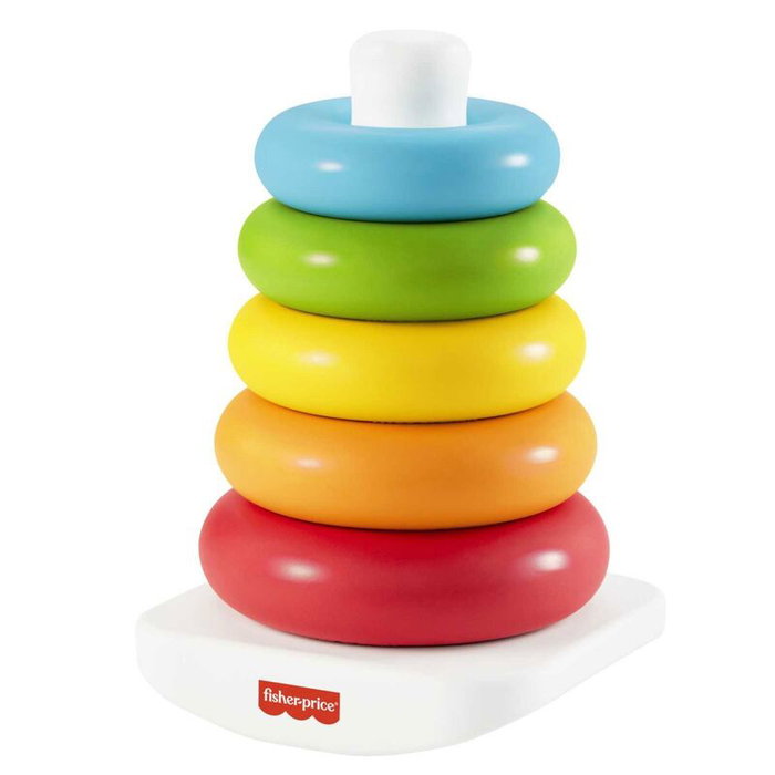 Fisher-Price Pirámide Balanceante Eco de 5 aros Fisher-Price Pirámide Balanceante Eco de 5 aros