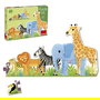 Goula Puzzle XXL Decreciente Selva 53426 16 Piezas Gigantes para Niños +2 Años