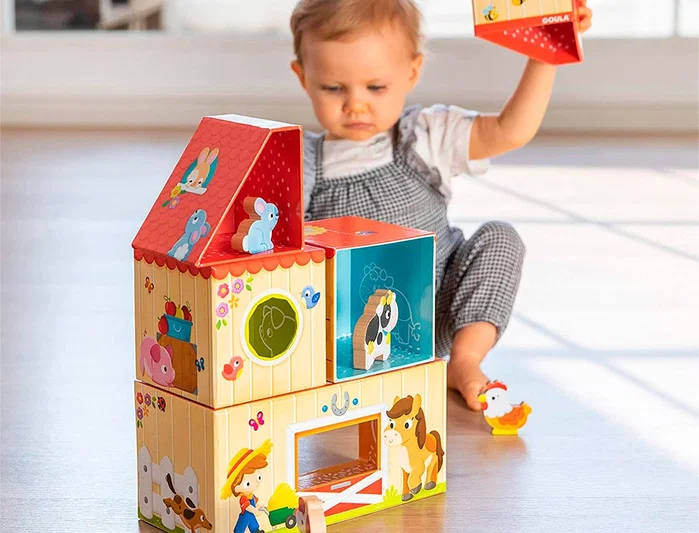 Goula Mi Primera Granja Juego de Construcción de Madera