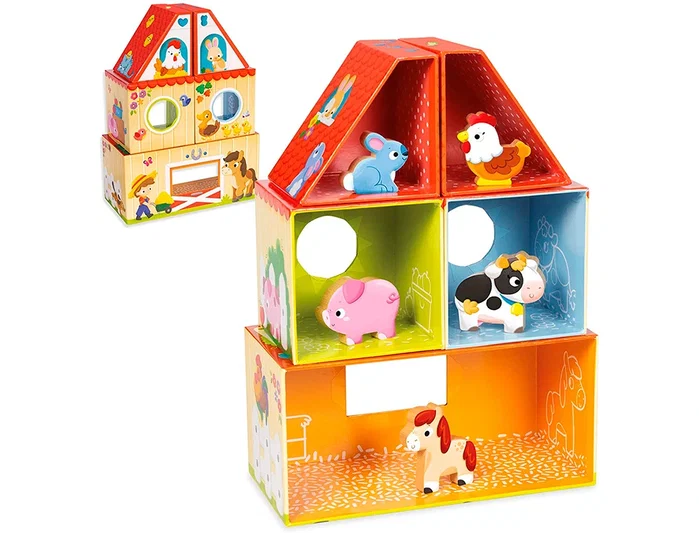 Goula Mi Primera Granja Juego de Construcción de Madera