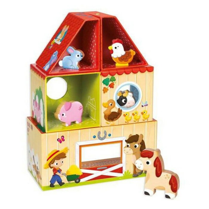 Goula Mi Primera Granja Juego de Construcción de Madera