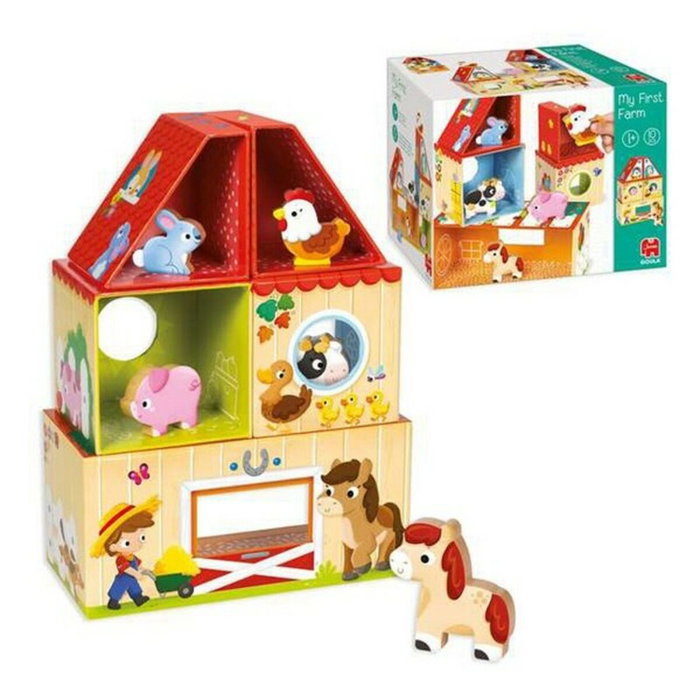 Goula Mi Primera Granja Juego de Construcción de Madera