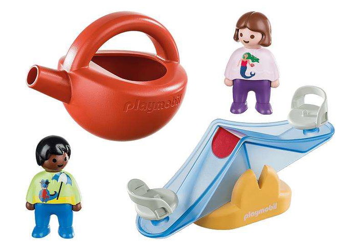 Playmobil 1.2.3 Balancín Acuático con Regadera Playmobil 1.2.3 Balancín Acuático con Regadera