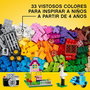 LEGO Classic Construcciones Caja Ladrillos Grande - 790 Piezas de Construcción Creativa en 33 Colores con Ventanas, Puertas y Piezas Especiales