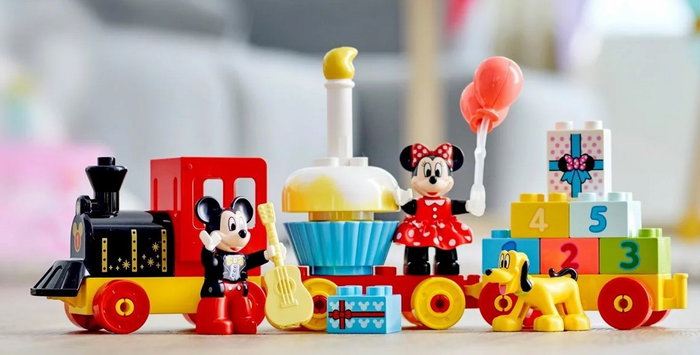 Lego Duplo 10941 Tren de cumpleaños de Mickey y Minnie