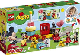 Lego Duplo Juego de Construcción Tren de Cumpleaños Mickey y Minnie (22 Piezas)