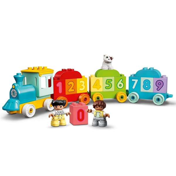 LEGO Tren De Los Numeros Aprende A Contar LEGO DUPLO 10954 Juguete Educativo Para Niños 18 Meses