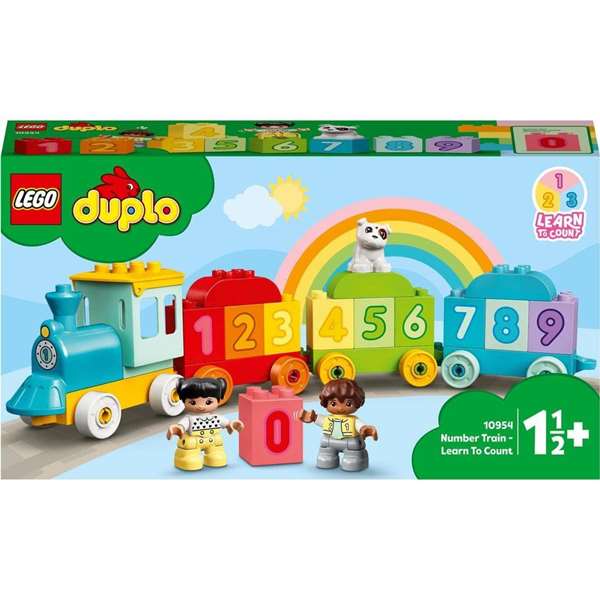 LEGO Tren De Los Numeros Aprende A Contar LEGO DUPLO 10954 Juguete Educativo Para Niños 18 Meses