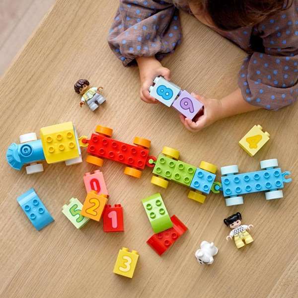 LEGO Tren De Los Numeros Aprende A Contar LEGO DUPLO 10954 Juguete Educativo Para Niños 18 Meses