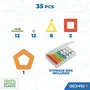 Geomag Supercolor 35 piezas magnéticas con caja